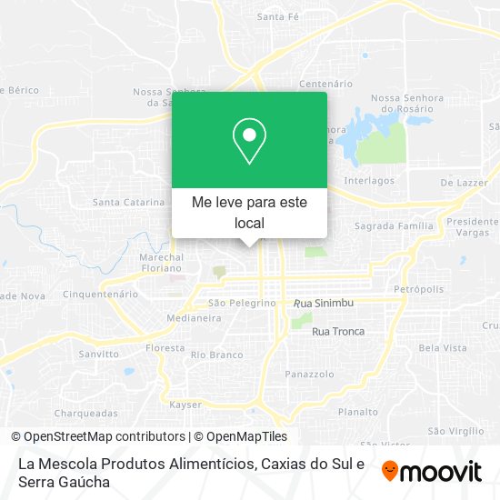 La Mescola Produtos Alimentícios mapa