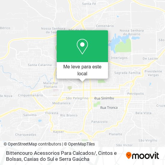 Bittencouro Acessorios Para Calcados / , Cintos e Bolsas mapa