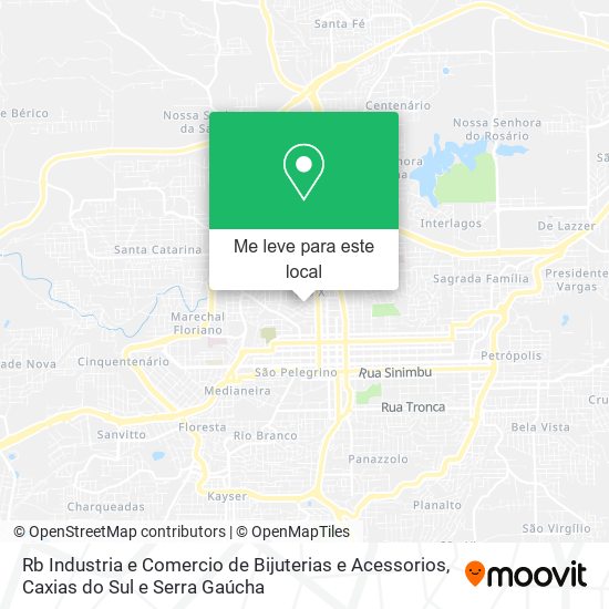 Rb Industria e Comercio de Bijuterias e Acessorios mapa