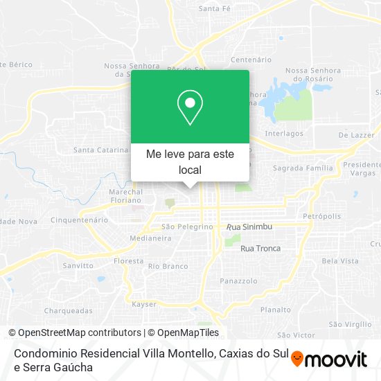 Condominio Residencial Villa Montello mapa