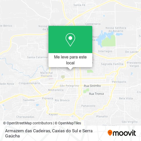 Armazem das Cadeiras mapa