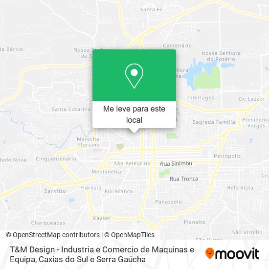 T&M Design - Industria e Comercio de Maquinas e Equipa mapa