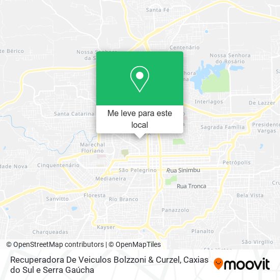 Recuperadora De Veiculos Bolzzoni & Curzel mapa