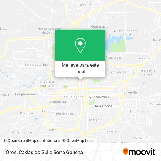 Oros mapa