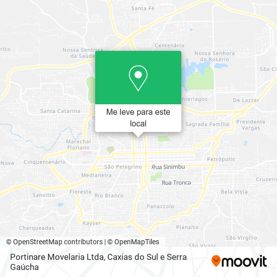 Portinare Movelaria Ltda mapa