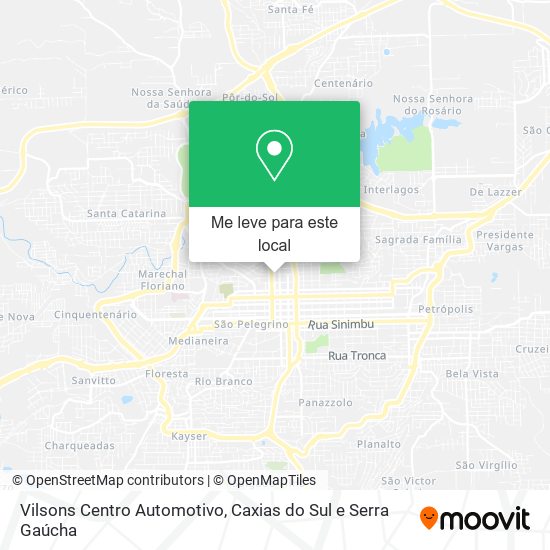 Vilsons Centro Automotivo mapa