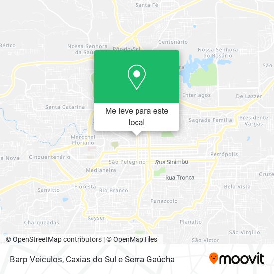 Barp Veiculos mapa