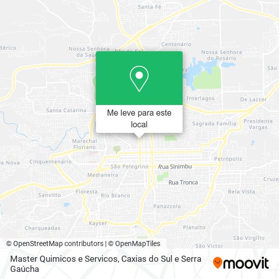 Master Quimicos e Servicos mapa