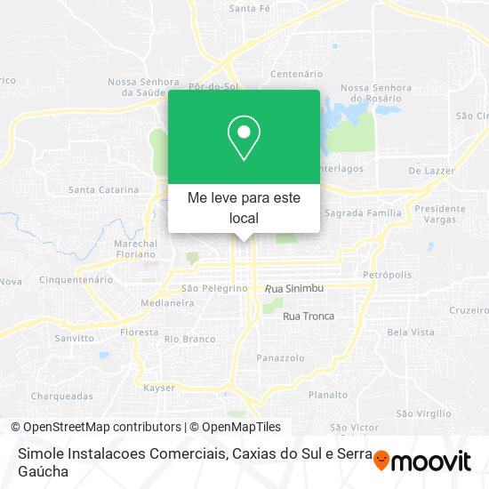 Simole Instalacoes Comerciais mapa