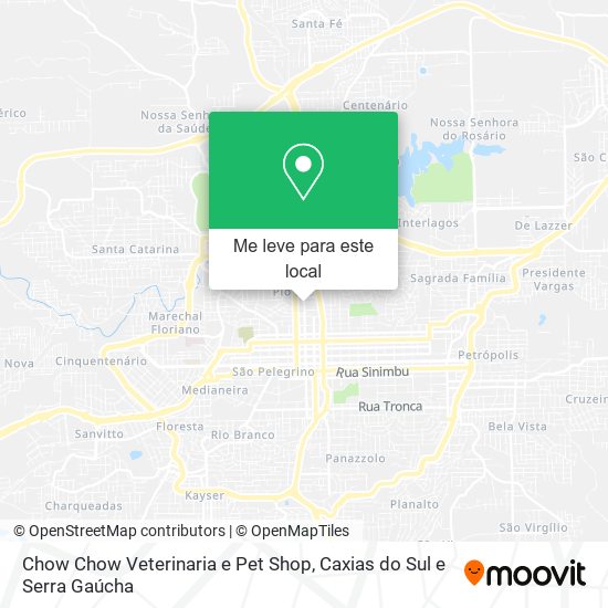 Chow Chow Veterinaria e Pet Shop mapa