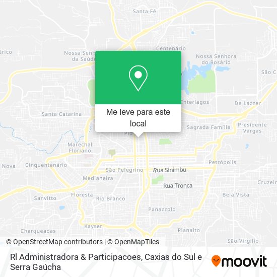 Rl Administradora & Participacoes mapa