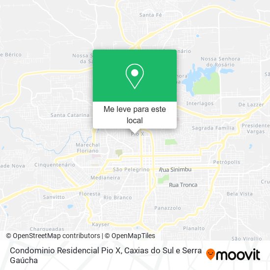 Condominio Residencial Pio X mapa