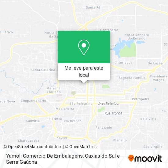 Yamoli Comercio De Embalagens mapa