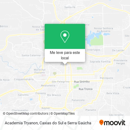 Academia Tryanon mapa