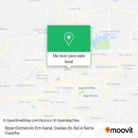 Rpax Comercio Em Geral mapa