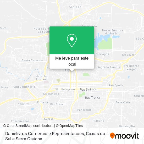 Danielivros Comercio e Representacoes mapa
