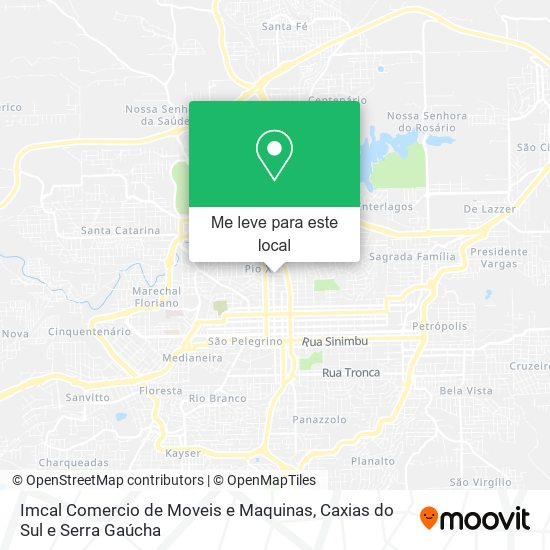 Imcal Comercio de Moveis e Maquinas mapa