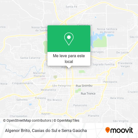 Algenor Brito mapa