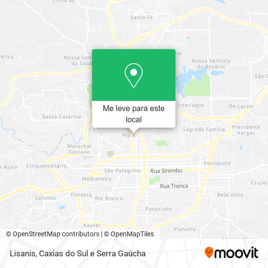 Lisanis mapa