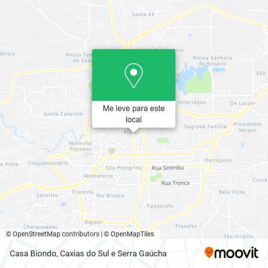 Casa Biondo mapa
