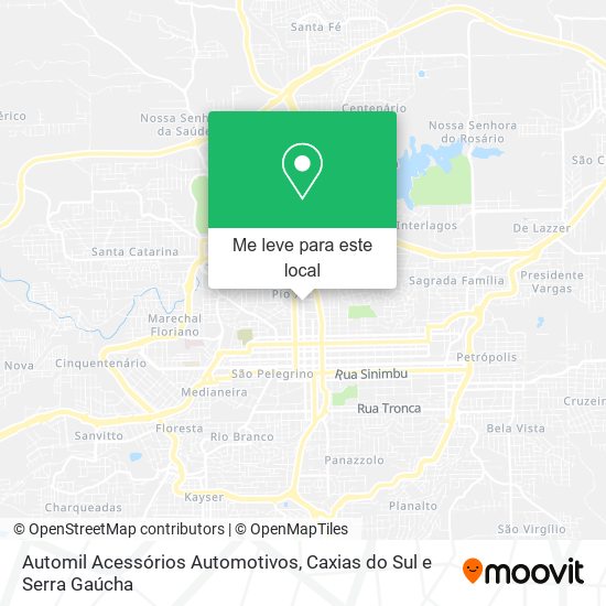 Automil Acessórios Automotivos mapa