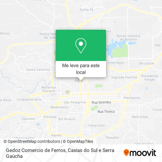 Gedoz Comercio de Ferros mapa