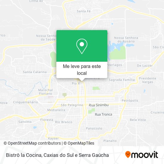 Bistrô la Cocina mapa