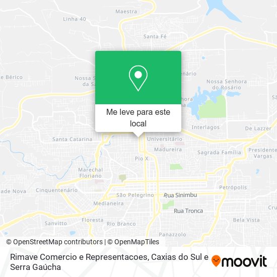 Rimave Comercio e Representacoes mapa