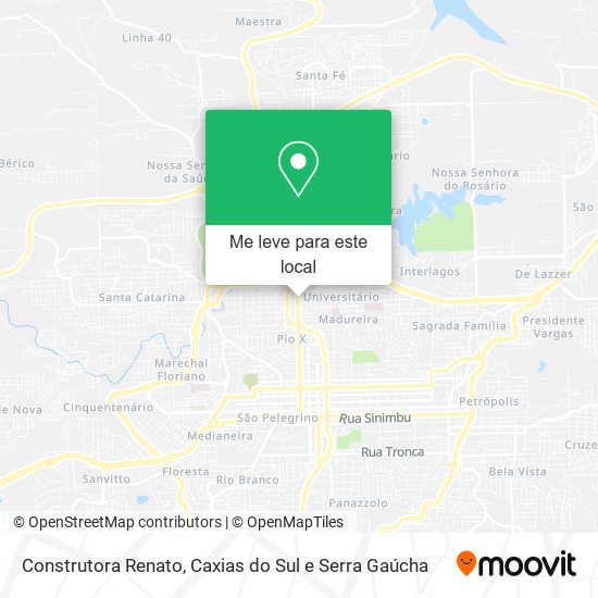 Construtora Renato mapa