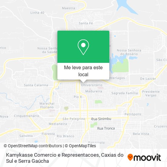 Kamykasse Comercio e Representacoes mapa