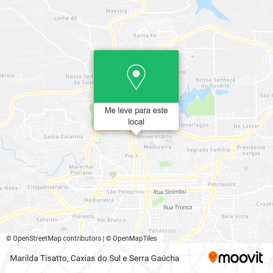 Marilda Tisatto mapa