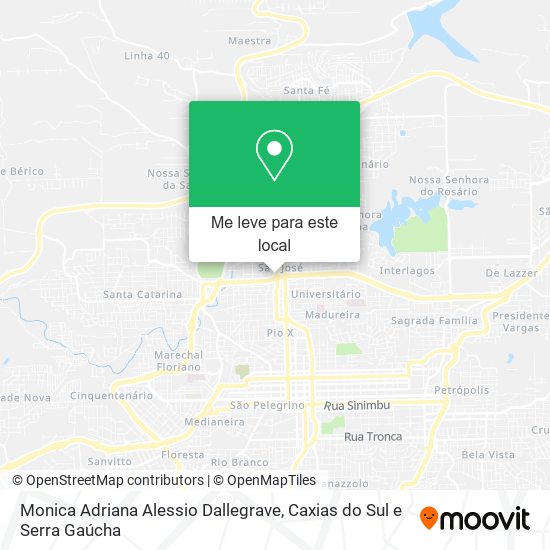 Monica Adriana Alessio Dallegrave mapa