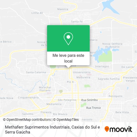 Methaferr Suprimentos Industriais mapa