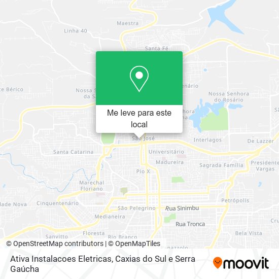 Ativa Instalacoes Eletricas mapa