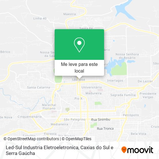Led-Sul Industria Eletroeletronica mapa
