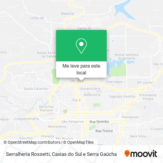 Serralheria Rossetti mapa