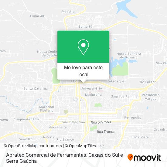 Abratec Comercial de Ferramentas mapa