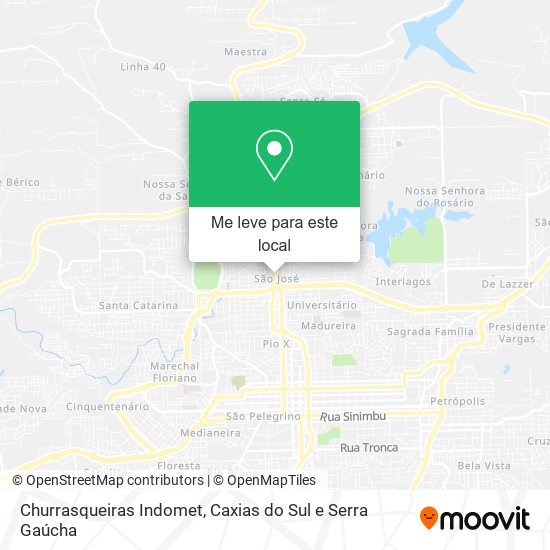 Churrasqueiras Indomet mapa