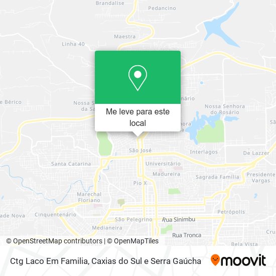 Ctg Laco Em Familia mapa