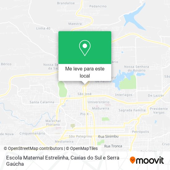 Escola Maternal Estrelinha mapa