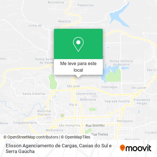 Elisson Agenciamento de Cargas mapa