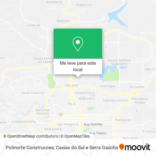 Polinorte Construcoes mapa