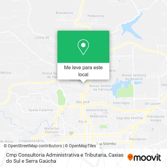 Cmp Consultoria Administrativa e Tributaria mapa