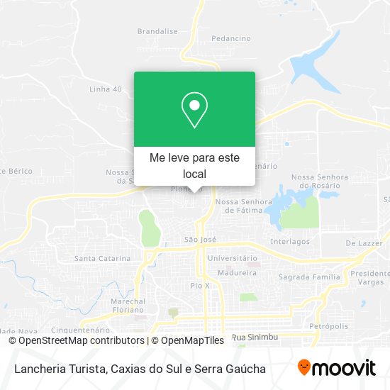 Lancheria Turista mapa