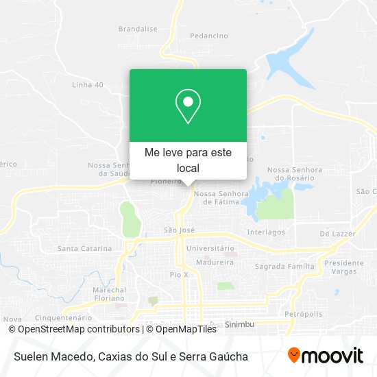 Suelen Macedo mapa