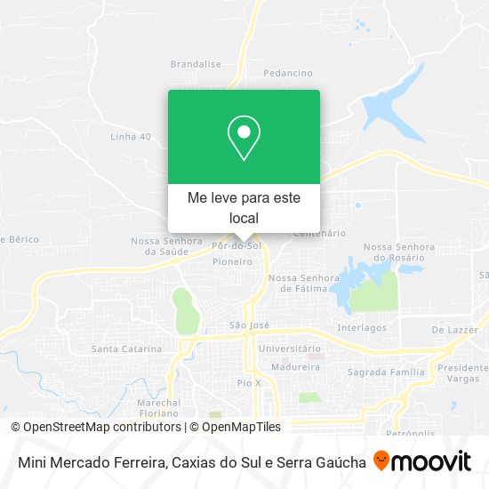 Mini Mercado Ferreira mapa