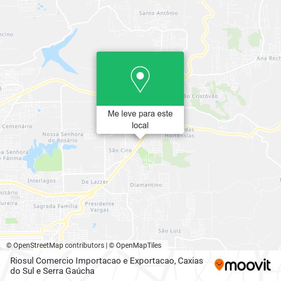 Riosul Comercio Importacao e Exportacao mapa