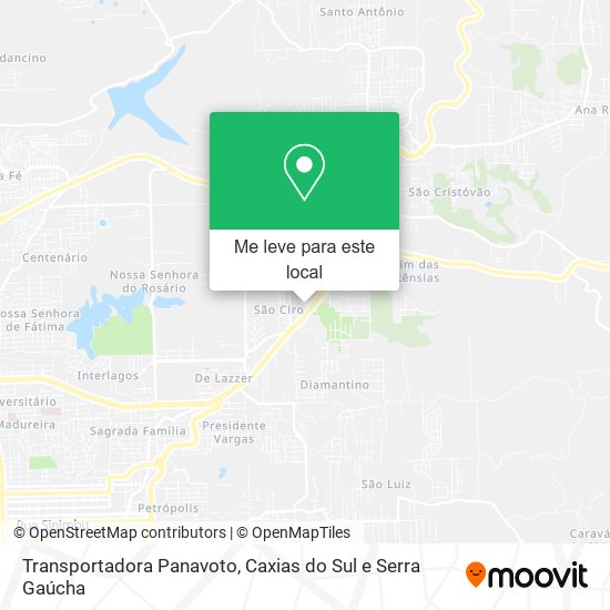 Transportadora Panavoto mapa