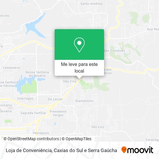 Loja de Conveniência mapa