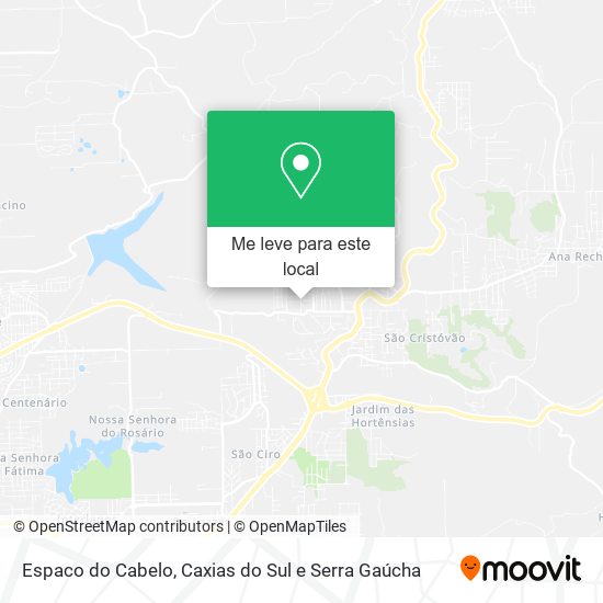 Espaco do Cabelo mapa